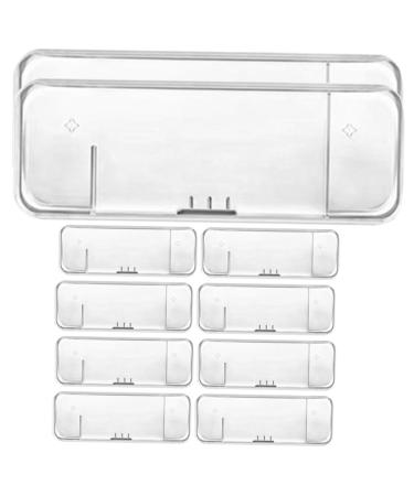Minkissy 10 pieces of box razor storage box portable razor bag shaver shell protective cover holder for safety case for razor travel razor case travel plastic manual