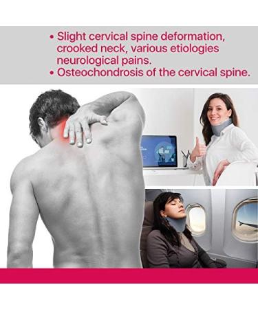 Toros Group Half-Starer Neck Support Tie | Adjustable 100% Cotton | Cervical Relief for Spine & Joint Pain - Large Gray 12 cm - Buy Online on GoSupps.com