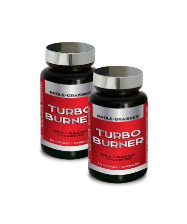 NUTRIEXPERT Turbo Burner Special Men's Fat Burner Promotes Slimming Combination of Plants Minerals and Vitamins Kola + Guarana + L-Carnitine 100% Natural Active 120 Capsules