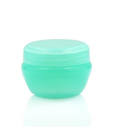 Verdant Touch Empty Refillable Cosmetic Jars Empty Cosmetic Cream Jars Green 10g/0.35oz ing Cover Travel Box for Lotions Makeup Refillable Storage Containers