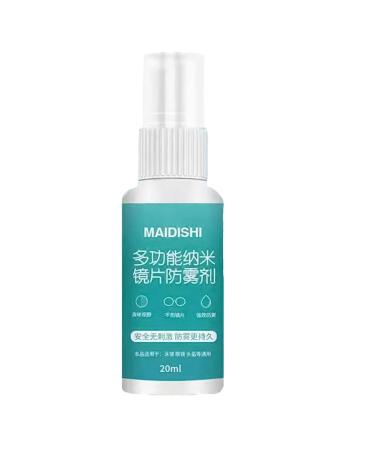 Anti Fog Spray - 1PCS Defogger Spray for Glasses | 20ml Defogger Lens Cleaning | Anti-Mist Cleaning Spray for Glasses | Non-Anti Reflective Lenses Eyewear Goggles Swim Goggles Snorkel Dive Glass