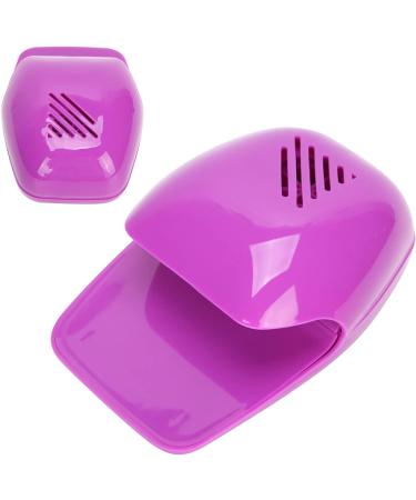 Portable Nail Dryer - Cooling Fan for Quick Drying of Nail Polish (Violet) | Ideal for Home and Salon Use - Buy Online on GoSupps.com