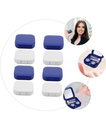 Shop Homsfou 8-Sentence Colored Contact Lenses Applicator & Eyelash Tweezers Tool Perfect Contact Lens Insertion & Storage Solution - Buy Online on GoSupps.com