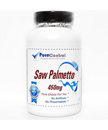 Saw Palmetto 450mg // 100 Capsules // Pure // by PureControl Supplements