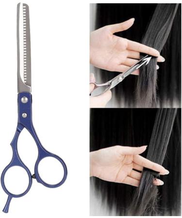 Professional Aluminum Hair Cutting Thinning Scissors Blue Suitable for Professional Barber Salon and Home Daily Use Made for Cutting and Thinning Your Hair - Buy Online on GoSupps.com