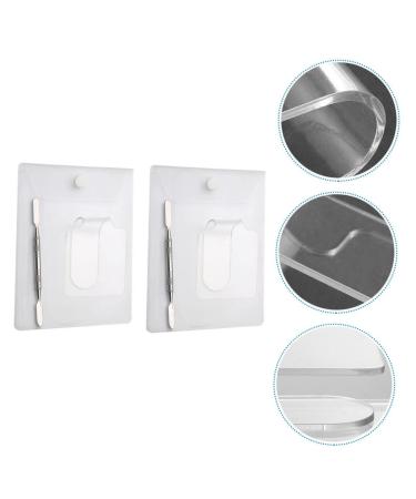 NOLITOY Acrylic Makeup Palette Set - 2pcs Handheld Mixing Trays for Blush Eyeshadow & Salon Use - Durable Stainless Steel Spatula Included - Buy Online on GoSupps.com