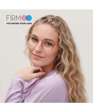 Shop Firmoo Women's Blue Light Glasses - Round Glare-Free 0.0x Light Purple | Reduce Headaches & Eye Strain - Buy Online on GoSupps.com