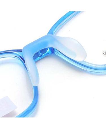 Replacement Metal Nose Pad Holder for Glasses - U-Shaped Transparent Silicone 2-Piece Plug-In/Screw-In - Ideal for Children - Buy Online on GoSupps.com