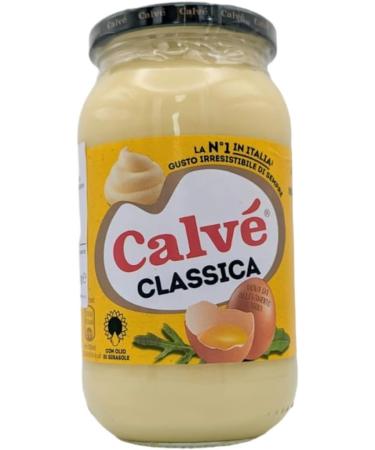 Calve Classica Mayonnaise La Maionese No.1 in Italy With Free Range Eggs 428g - Pack of 2 - Buy Online on GoSupps.com