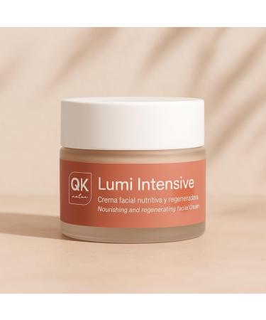  QKnatur Lumi Intensive - Nourishing and Regenerating Face Cream - With rosehip hydrosol shea butter calendula and cucumber - For dry and sensitive skin - 50 ml - Buy Online on GoSupps.com