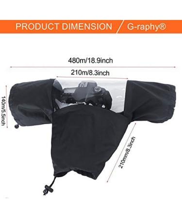 Professional Waterproof DSLR Camera Rain Cover for Nikon, Canon, Sony | Rain Protection for Digital SLR Cameras - Buy Online on GoSupps.com