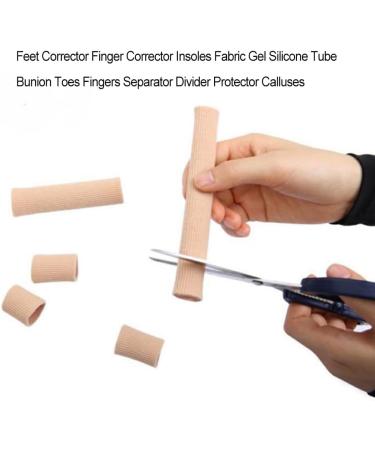 Dajidafu Fingers Corrector Silicone Tube Toe Cover Wear-resistance Long-lasting Toes Separator Convenience Safety Fine Workmanship 15 * 1.8cm 15*1.8cm - Buy Online on GoSupps.com