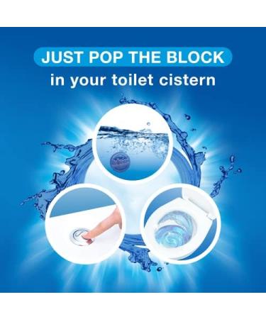 Bloo In-Cistern Twin Blocks Blue Original - 10 x 2 Pack, Long Lasting Anti-Limescale Cleaning, Foaming & Blue Water - 20 Count - Pack of 1 - Buy Online on GoSupps.com