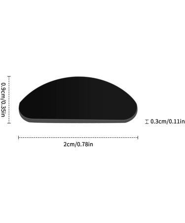 AvoDovA 20 Pairs Silicone Nose Pads for Glasses Stick On Anti-Slip Adhesive Nose Pads for Glasses Eyeglasses and Sunglasses (10 Pairs Clear + 10 Pairs Black 1mm) - Buy Online on GoSupps.com