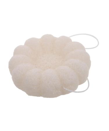 FRCOLOR Bath Sponge Adorable Bath Scrubber Body Washing Cloth Bath Mitt Sponge Body Scrub Body Mittens Convenient Scrubber Supplies Fiber White