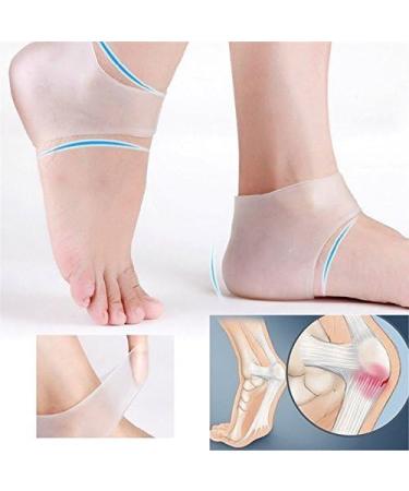 Moisturizing Heel Support Gel Sleeves for Pain Relief & Cracked Heel Repair - JERN for Men & Women - Buy Online on GoSupps.com
