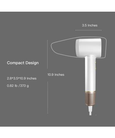 Buy Generic High-Speed Hair Dryer - 110 000 RPM Brushless Motor Ionic Technology Low Noise | Fast International Shipping - Buy Online on GoSupps.com