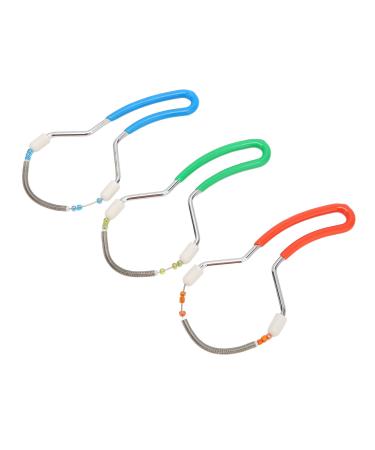 Spring facial hair remover 3-part manual epilator for women facial hair remover epilator depilatory spring facial thread tool for upper lip chin cheeks and neck