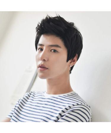 TIREOW Fashion Short Wigs for Men - Stylish Brown & Black Cool Wigs for a Handsome Look - Buy Online on GoSupps.com