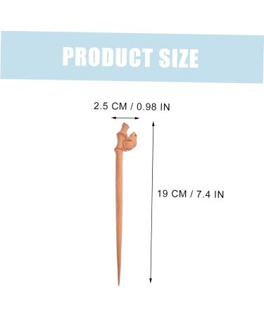 DOITOOL Bunny Hairpin Easter Costume Hairpins Hair Chopsticks Hair Barrettes for Women Hair Sticks for Women Hair Ornaments for Women Shawl Pin Hanfu Wood Hair Piece Women's - Buy Online on GoSupps.com