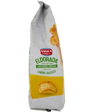  Italian Gourmet E.R. Amica Chips Eldorada Gluten Free Crunchy Potato Chips with Wavy Cut 5 x 130g - Buy Online on GoSupps.com