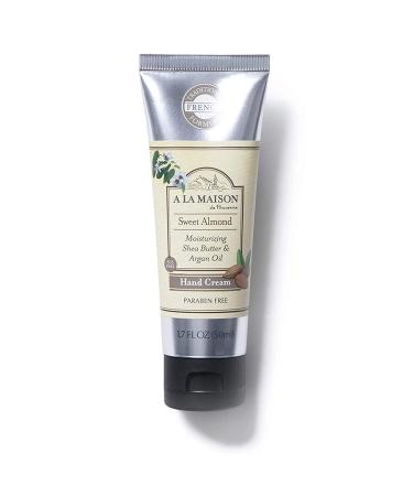 A La Maison De Provence Hand and Body Cream | Natural Moisturizing Lotion with Argan Oil and Shea Butter | Moisturizer for Dry Skin | Paraben and Phthalates Free | Sweet Almond Scent 1.7 Oz (1 Pack) 1.7 Fl Oz (Pack of 1)