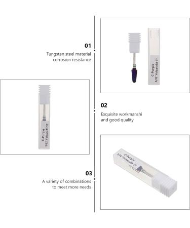 FRCOLOR 1pc Nail Polisher Nail Polishing Heads Nail Drill Heads Manicure Drill Bits Nail Grinding Tools Nail File Drill Bit Cuticle Drill Bits Diamond Electric Plastic Remover White 7x1.5cm Colorful White - Buy Online on GoSupps.com