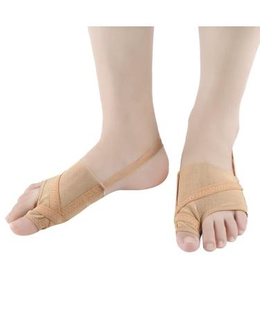 DEAVER Bunion Relief Sleeves with Gel Protector for Bunion Socks Brace Cushions with Elastic Heel Strap and Pain Ease from Bunions Blisters Friction 4 Pair Small