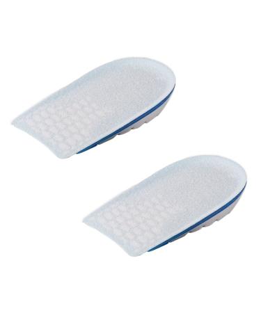 NOLITOY 3 Pairs Shock Absorbing Heightening Insole Gel Shoe Inserts Half Increase Lift Half Insole Shoe Cushions for Men Invisible Heighten Insole Men and Women Heel Sebs Inner Booster Pad