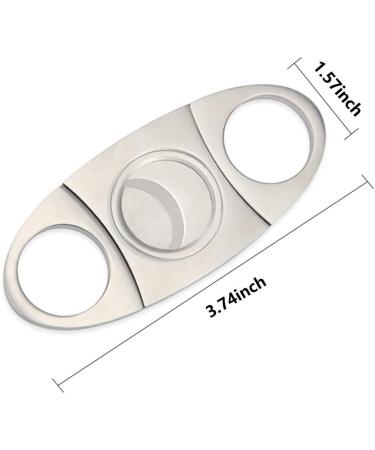 Cigar Boxs Humidors Cigar Cutter Guillotine Stainless Steel Sharp Blade Portable Sharp Double Blades with Gift Box 3 Pack - Buy Online on GoSupps.com