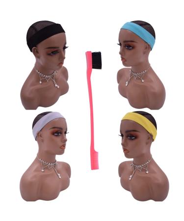 Elastic Wig Bands for Lace Melting - 4 PCS Black Wig Edge Bands for Secure Wig Placement - Buy Online on GoSupps.com
