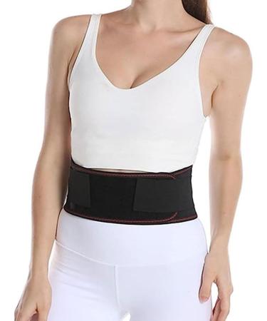 Self-Warming Lumbar Pest Belt - Magnetic Therapy Back Support for Pain Relief | XL Black for Men & Women | Sciatica & Spine Injury Relief - Buy Online on GoSupps.com
