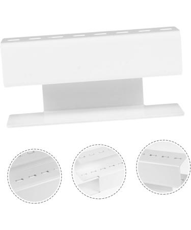 POPETPOP Eyelash tweezer Holder Tweezers Holder Organizer Tweezers Stand Holder Tweezer Display Stand Tweezers Display Holder Make up kit Acrylic Tweezers Holder Extender Pearlescent White 17x8cm White - Buy Online on GoSupps.com