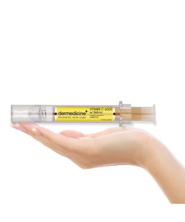 Vitamin C 6000 & Retinol Dark Spot Corrector Serum | Fade Pigmentation & Smooth Wrinkles with Seaweed & Hyaluronic Acid - Buy Online on GoSupps.com