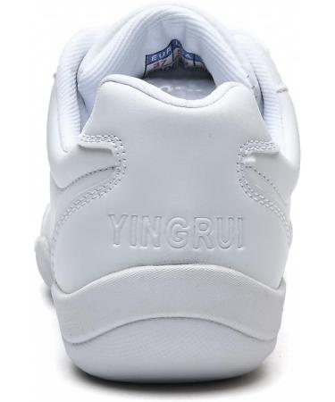 DADAWEN Women s Cheerleading Shoes | Girls White Sneakers for Yoga & Training | Size 35 EU - Buy Online on GoSupps.com