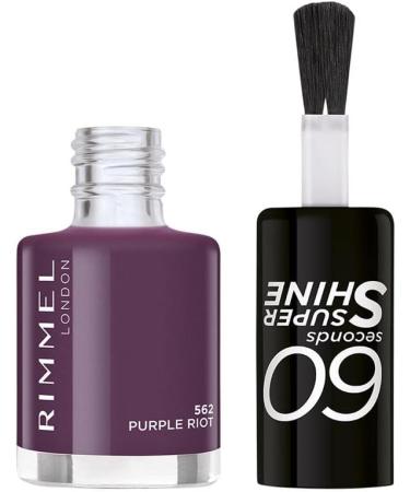 Rimmel London 60 Seconds Super Shine 8ml 562 PURPLE RIOT - Buy Online on GoSupps.com