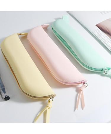 Travel Makeup Brush Holder | Silicone Cosmetic Brush Case with Zipper | Large Pink Makeup Bag - Perfect for Daily Use & Gifts - Buy Online on GoSupps.com