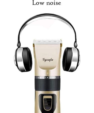 Hair Clippers for Men Hair Cutting Kit Electric Rechargeable Beard Trimmer Cordless Beard Shaver for Pet Dogs Baby Kids with Guide Combs (Gold A2) - Buy Online on GoSupps.com