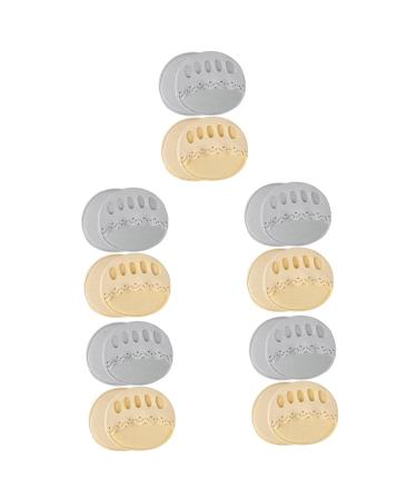 Mobestech 10 Pairs Tabi Socks with Forefoot Pad Loose Shoes Pads Sweat Absorbing Half Socks Heel Cushion Pads Foot Cushion Pads Women Toe Socks Cast High Heels Sponge Mat Outdoor Women's