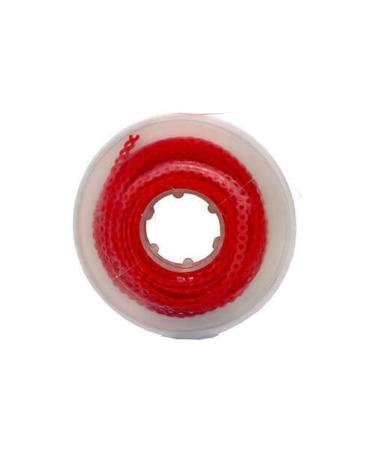 Bomaoer orthodontic elastic chain for braces spool power chain continuous 10 sizes (Red)