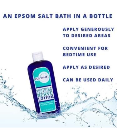 EPSOM-IT Soothing Nerve Lotion | Super-Concentrated Magnesium Cream with Arnica, Capsaicin & Aloe Vera - Buy Online on GoSupps.com