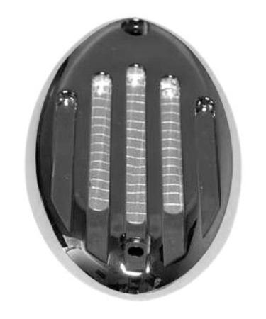 Marinco 11226 Chrome Plated Screw-In Grill for 11079 and 11098, OEM