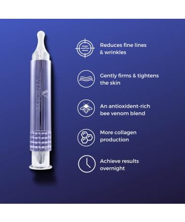 Venofye Blossom Bee Advanced Wrinkle Corrector Eye Serum - Bee Venom for Wrinkles, Puffy Eyes, Dark Circles & Under Eye Bags - Buy Online on GoSupps.com