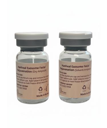 Hanheal Facial Exosome Skin Booster Ampuole serum with Exosomes Growth Factors HA Peptides & PDRN Salmon DNA for Microneedling Made in Korea (5ml + 100mg) - Buy Online on GoSupps.com