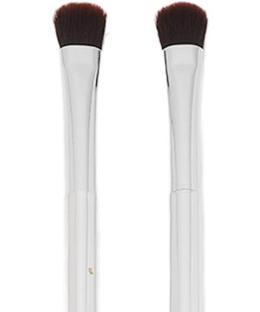 Eyeshadow Brush Set Double Ended Makeup Soft Fiber Hair Nose Contour Eyeshadow Brush Cosmetic Tool for Even Powder Grasping with Electroplated Handle - Buy Online on GoSupps.com