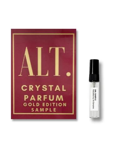 J FARELL ALT Crystal Parfum Gold Sample Size 5ml Perfume for Women & Men 5mL by ALT Fragrances Perfume Cologne - 0.17fl oz