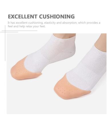 Healvian Shoe Crease Protector - 6Pcs Reusable Silicone Ballet Toe Pads for Women | Toe Protectors for Heels, Pointe Shoes, and Yoga Toes - Buy Online on GoSupps.com