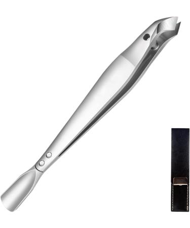Double Head Cuticle Trimmer with Pusher Stain Steel Cuticle Trimmer for Manicure and Pedicure Jaw Sharp Cuticle Nip Scissors Cuticle Remover Tool with Storage for Trim Nail and Dry Skin - Buy Online on GoSupps.com