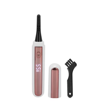 Verdant Touch Eyelash Curling Brush Electric Eyelash Curler USB Rechargeable Heated Perm with 4 Level Temp LCD Display for Women