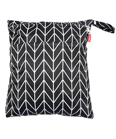 Damero 3pcs Diaper Bag Set Black Arrow | Reusable Wetbag & Wipes Organizer for Travel & Baby Care - Buy Online on GoSupps.com